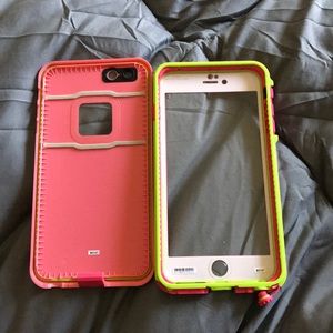 Authentic Lifeproof case for 6plus.